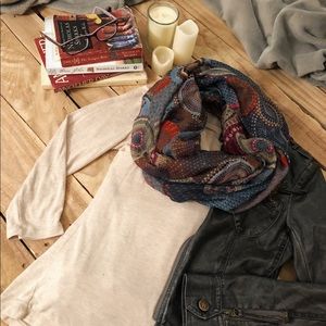 Patterned Infinity Scarf
